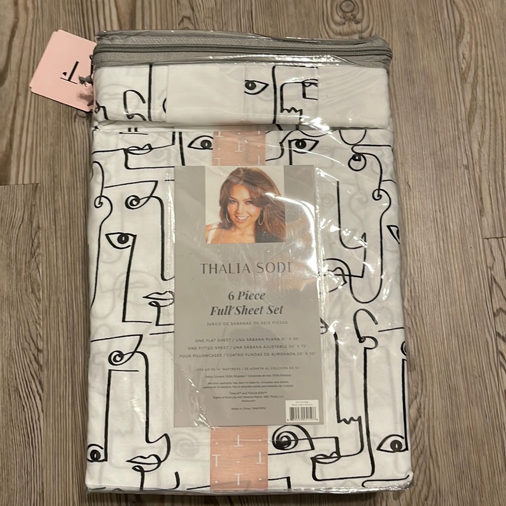 Thalia sodi 6 piece full sheet set